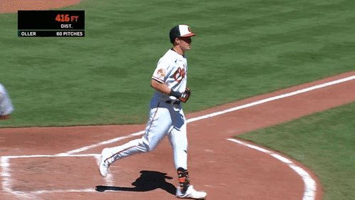 A Baseball Player With The Number 3 On The Back Of His Shirt GIF