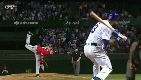 A Baseball Player With The Number 5 On His Jersey GIF