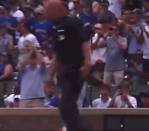 A Baseball Player With The Number 52 On His Shirt GIF
