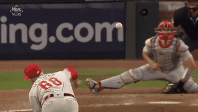 A Baseball Player With The Number 68 On Their Jersey GIF