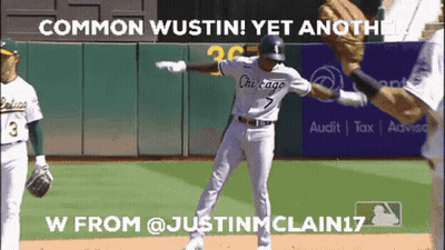 A Baseball Player With The Number 7 On His Jersey Is Jumping In The Air GIF