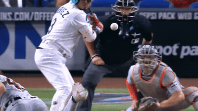 A Baseball Player With The Number 7 On Their Jersey GIF