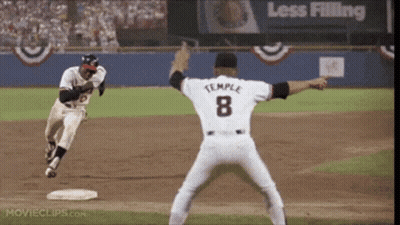 A Baseball Player With The Number 8 On The Back Of His Shirt GIF