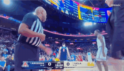 A Basketball Game Between Arizona And Ucla Is Being Broadcast On Peacock GIF