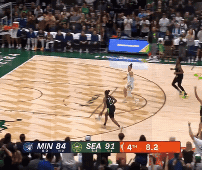 A Basketball Game Between Minnesota And Seagulls GIF
