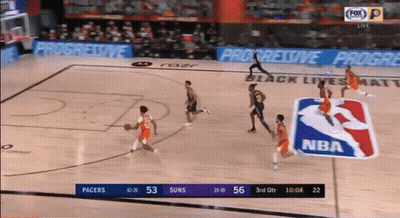 A Basketball Game Between The Pacers And The Suns On Fox GIF