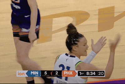 A Basketball Game Between The Phoenix Suns And The Minnesota Vikings GIF