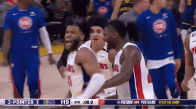 A Basketball Game Is Being Played And The Score Is 119 To 119 GIF