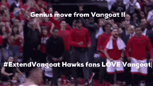 A Basketball Game Is Being Played Between The Vangoat Hawks And The Chicago Bulls GIF