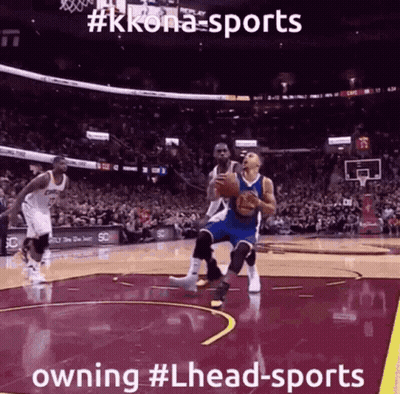 A Basketball Game Is Being Played In A Stadium With The Caption # Lhead-Sports GIF