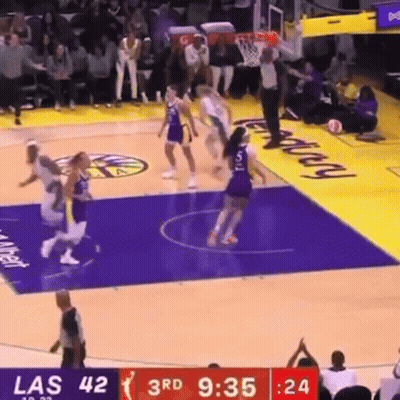 A Basketball Game Is Being Played In Las Vegas And The Score Is 42 To 24 GIF