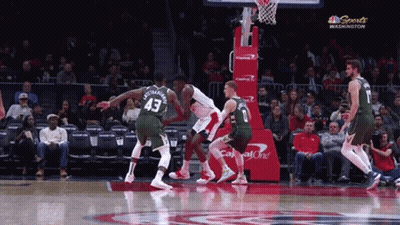 A Basketball Game Is Being Played In Washington GIF