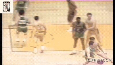 A Basketball Game Is Being Played On A Court With Gifrun.com In The Lower Right Corner GIF