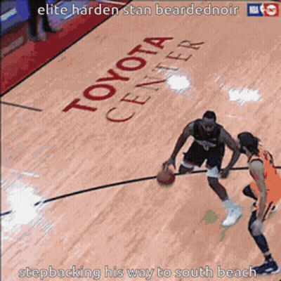 A Basketball Game Is Taking Place At The Toyota Center GIF