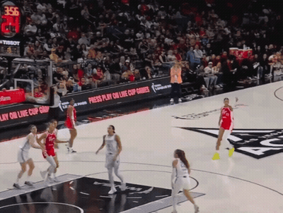 A Basketball Game Is Underway And The Score Is 24 To 24 GIF