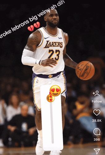 A Basketball Player For The Lakers Dribbles A Basketball GIF