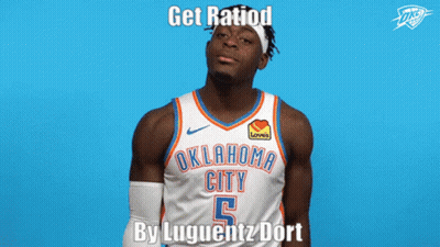 A Basketball Player From Oklahoma City Is Giving A Thumbs Up Sign GIF