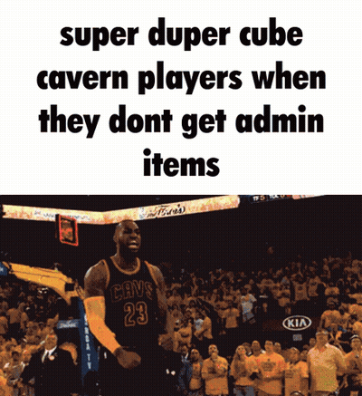 A Basketball Player In A Cavs Jersey Celebrates A Win GIF