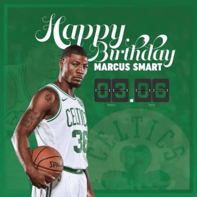A Basketball Player In A Green Jersey With The Number 36 On It GIF