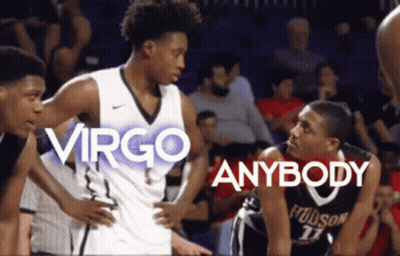 A Basketball Player In A Hudson Jersey Is Talking To Another Player GIF