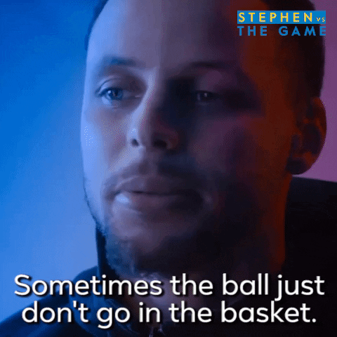 A Basketball Player Says Sometimes The Ball Just Don 'T Go In The Basket GIF