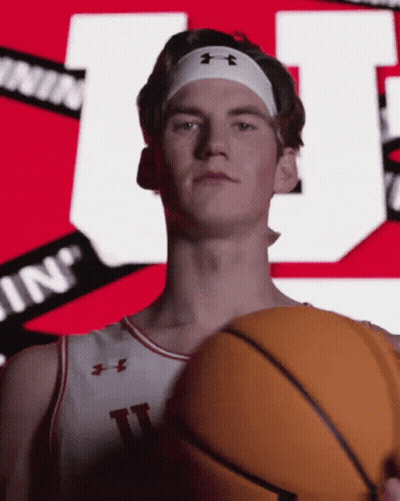 A Basketball Player Wearing A Headband That Says Under Armour GIF