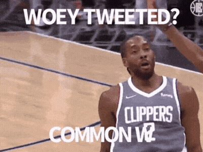 A Basketball Player Wearing A Jersey That Says Clippers GIF