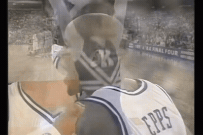 A Basketball Player Wearing A Jersey That Says Epps On The Back GIF