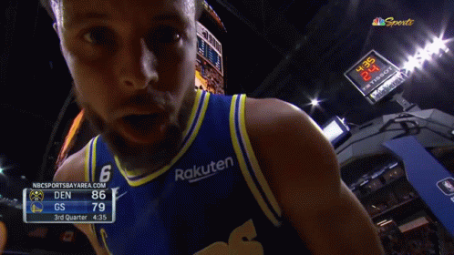 A Basketball Player Wearing A Jersey That Says Rakuten GIF