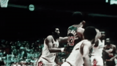 A Basketball Player Wearing A Jersey With The Number 13 On It GIF