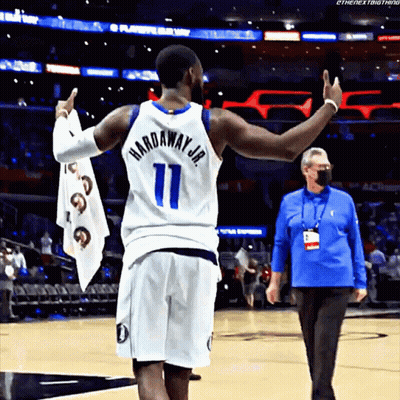 A Basketball Player Wearing A Number 11 Jersey GIF
