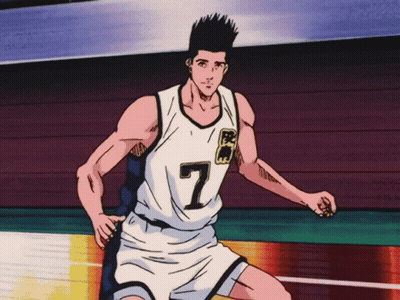 A Basketball Player Wearing A Number 7 Jersey GIF