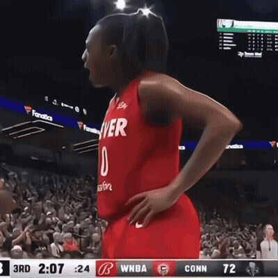 A Basketball Player Wearing A Red Jersey That Says Ver On It GIF