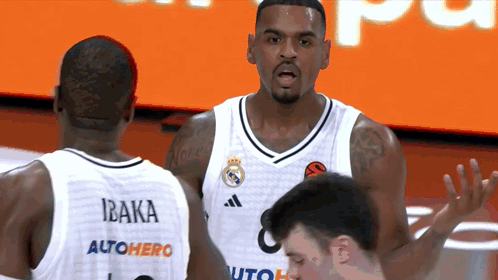 A Basketball Player With The Name Baka On His Jersey GIF