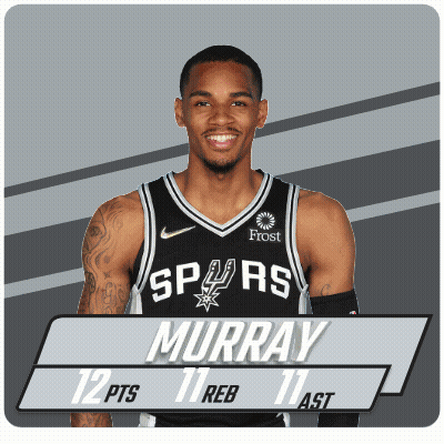 A Basketball Player With The Name Murray On The Front GIF