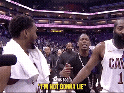 A Basketball Player With The Number 1 On His Jersey Is Talking To Another Player GIF