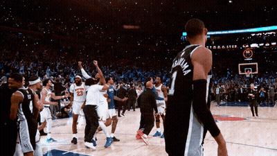 A Basketball Player With The Number 1 On The Back Of His Shirt GIF
