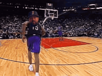 A Basketball Player With The Number 10 On His Shirt GIF