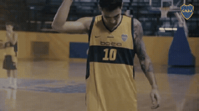 A Basketball Player With The Number 10 On His Shirt GIF