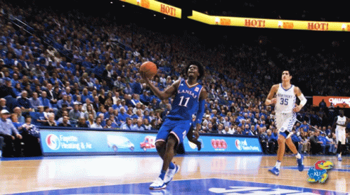 A Basketball Player With The Number 11 On His Uniform GIF