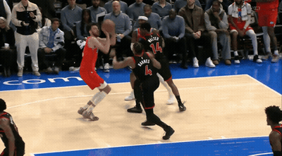 A Basketball Player With The Number 14 On His Shirt GIF