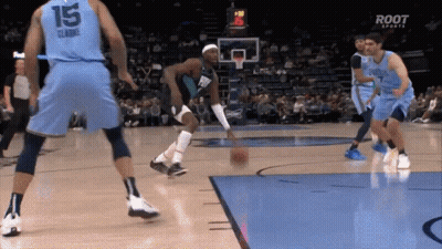 A Basketball Player With The Number 15 On His Back GIF