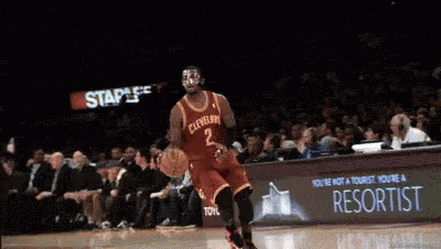 A Basketball Player With The Number 2 On His Shirt GIF
