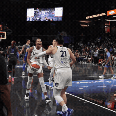 A Basketball Player With The Number 21 On Their Back GIF
