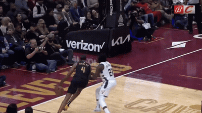 A Basketball Player With The Number 22 On His Jersey GIF