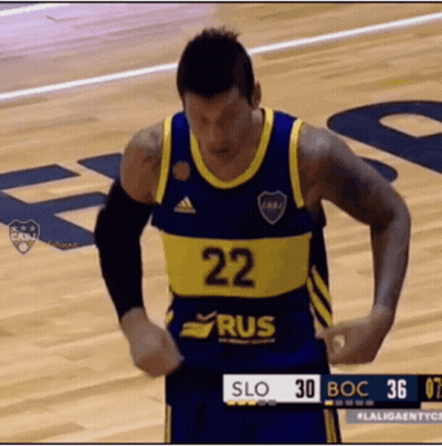 A Basketball Player With The Number 22 On His Shirt GIF