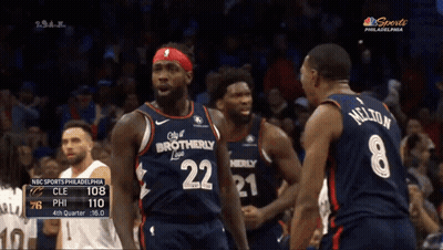 A Basketball Player With The Number 22 On His Shirt GIF