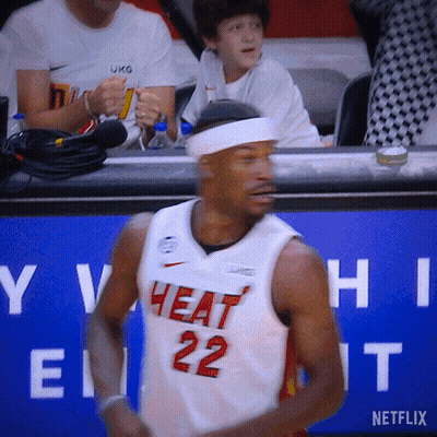 A Basketball Player With The Number 22 On His Shirt GIF