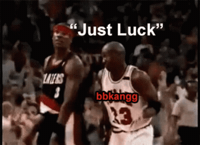 A Basketball Player With The Number 23 On His Jersey Is Running Towards Another Player GIF