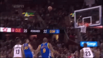 A Basketball Player With The Number 23 On The Back Of His Shirt GIF